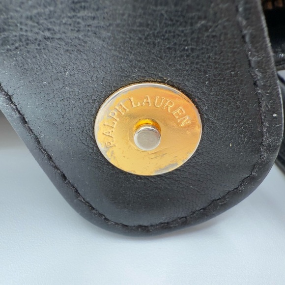 Ralph Lauren black leather handbag preowned - Picture 11 of 11
